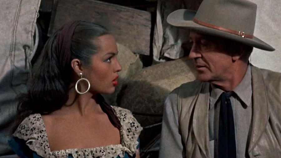 Sara Montiel y Cary Cooper en 'Veracruz'