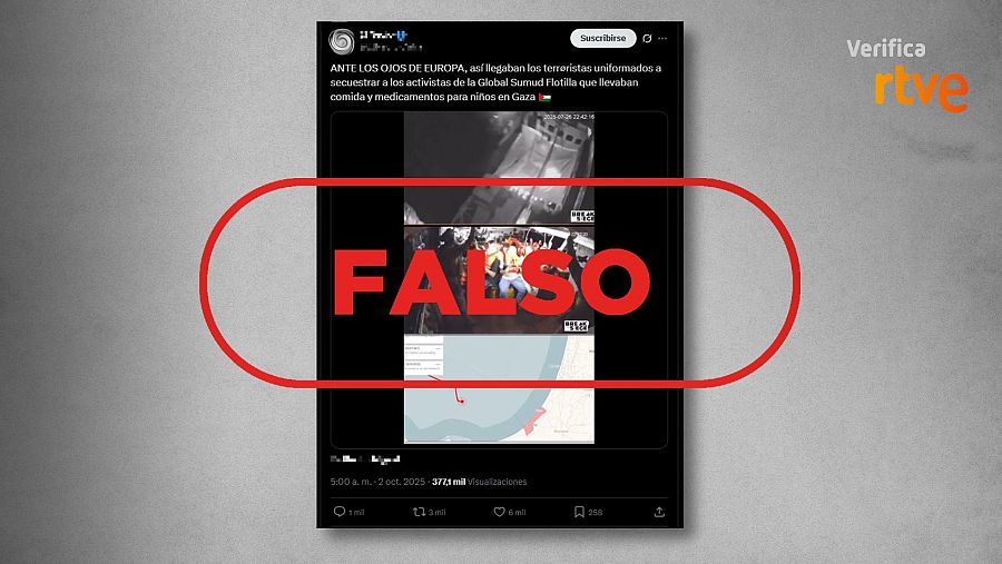 Bulos y desinformación sobre la Flotilla Global Sumud