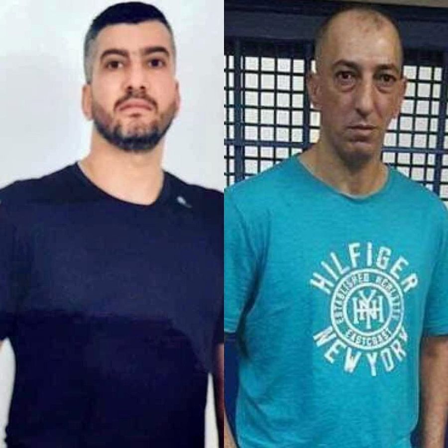 Jihad e Imad, los dos hermanos que cumplen cadena perpetua en la cárcel israelí Nafha.