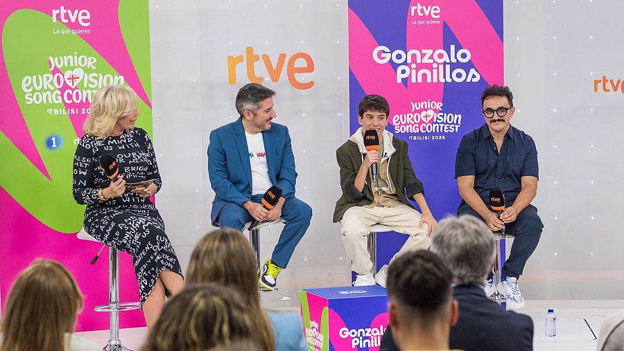 Rueda de prensa de 'Érase una vez (Once upon a time)', canción para Eurovisión Junior 2025