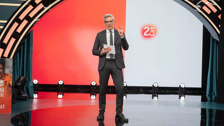 Oriol Nolis, director de La 2Cat, a l'acte de presentació de la nova programació