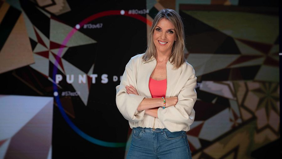 Isabel Ojeda al plató de ‘Punts de Vista’
