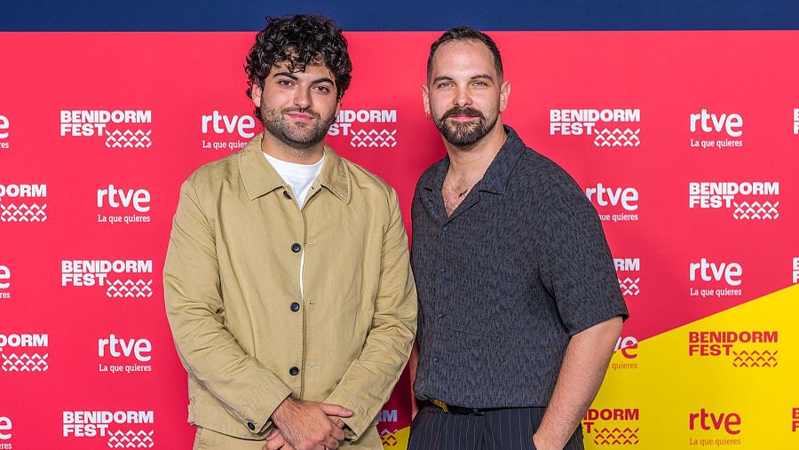 Sergio Jaén y Borja Rueda, escenógrafo y coreógrafo del Benidorm Fest 2026