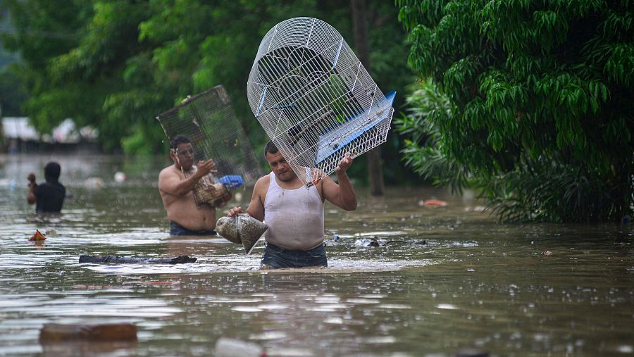 Las fuertes lluvias asolan México