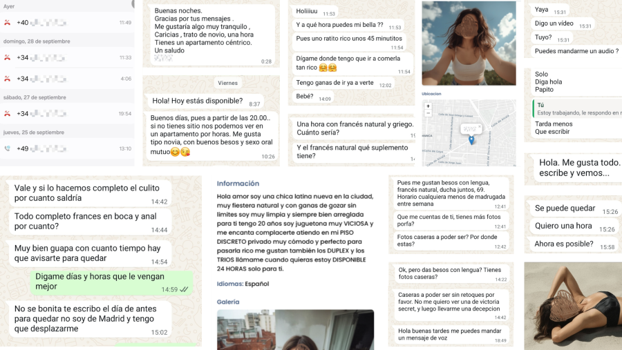 Capturas del anuncio y de las interacciones registradas durante las primeras 72 horas.