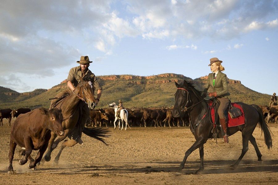 Hugh Jackman y Nicole Kidman en 'Australia'