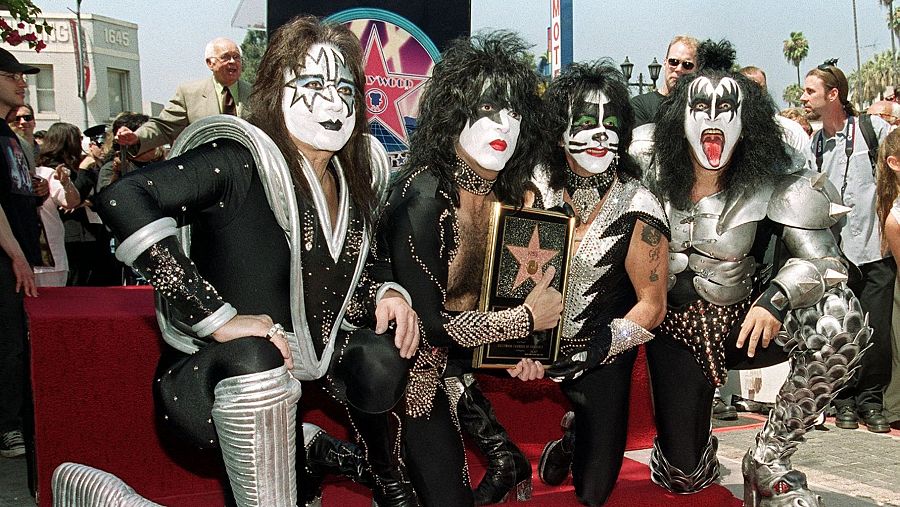 Kiss, en el Paseo de la Fama de Hollywood