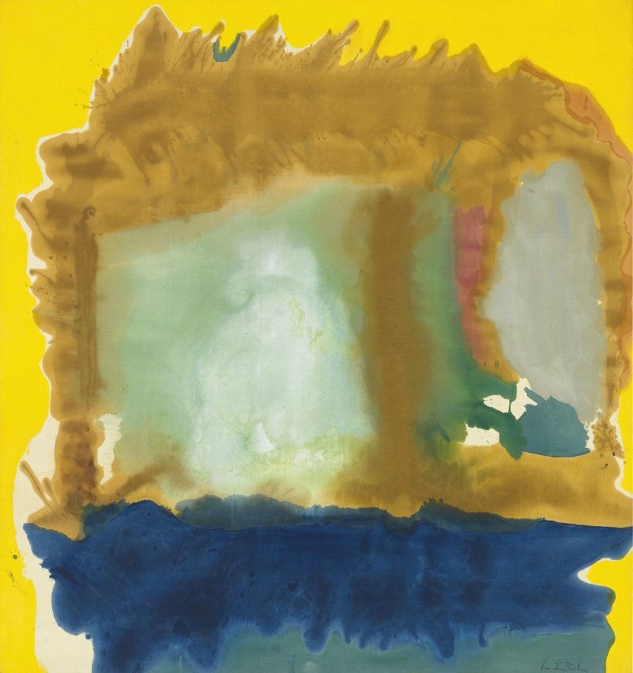 'Arcada de bosque lácteo, 1963'. Helen Frankenthaler