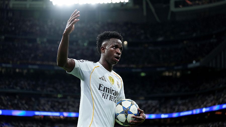 Vini fue el causante del primer y único gol del partido.