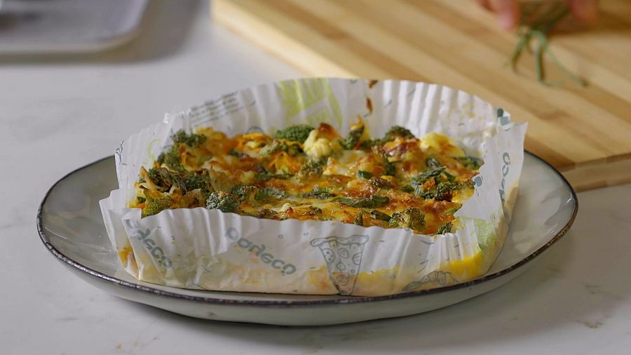Falsa quiche de verdures