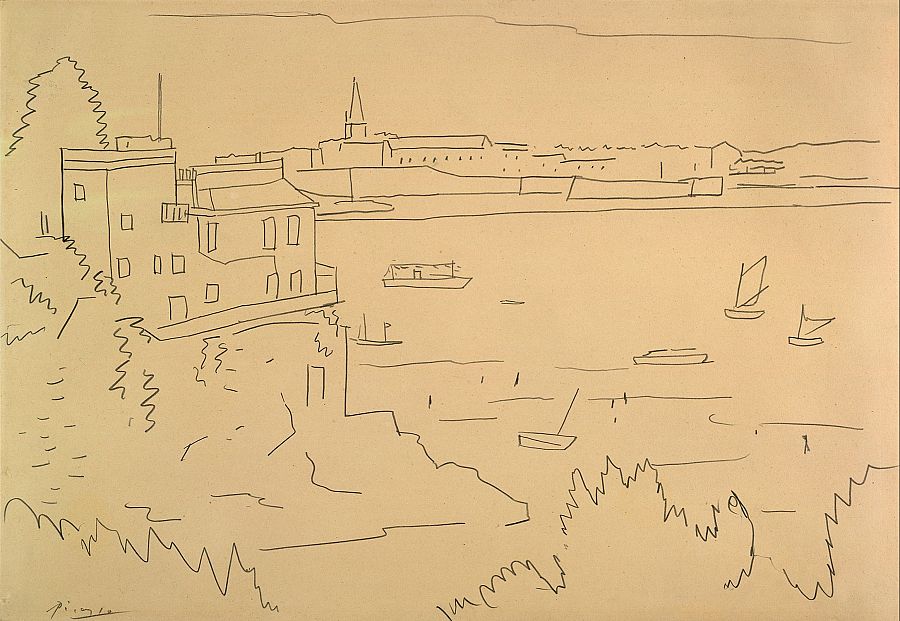 Dibujo de Picasso de Saint-Malo