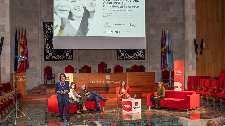 Intervención de Mercedes de Pablos en la mesa redonda del Observatorio de RTVE en Seminci