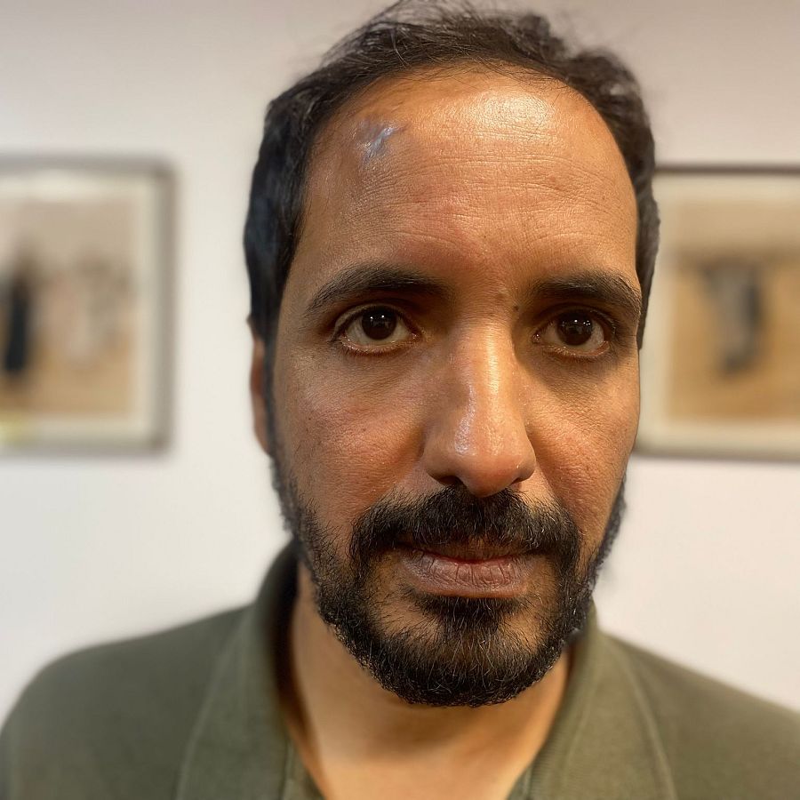 Jalil Mohamed, representante del Frente Polisario en Marid, participó de niño en el programa 