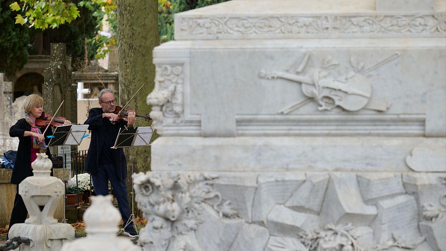 Las imágenes del Día de Todos los Santos