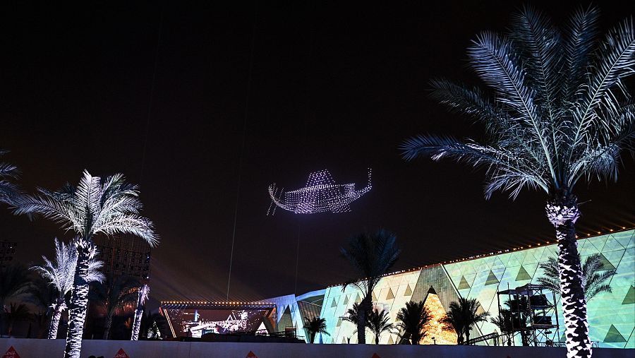 Barca de Keops creada por drones