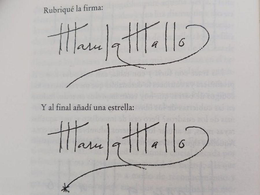 La firma de Maruja Mallo