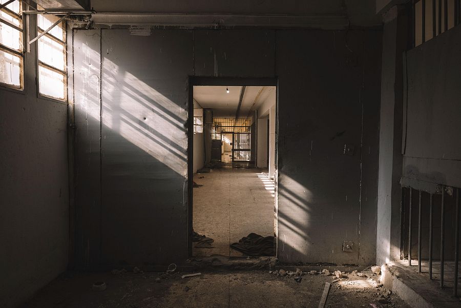 Una prisión en Siria