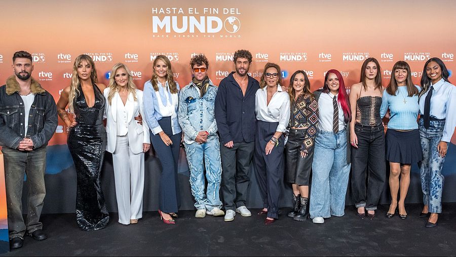 Las seis famosas parejas en la presentación de 'Hasta el fin del mundo'