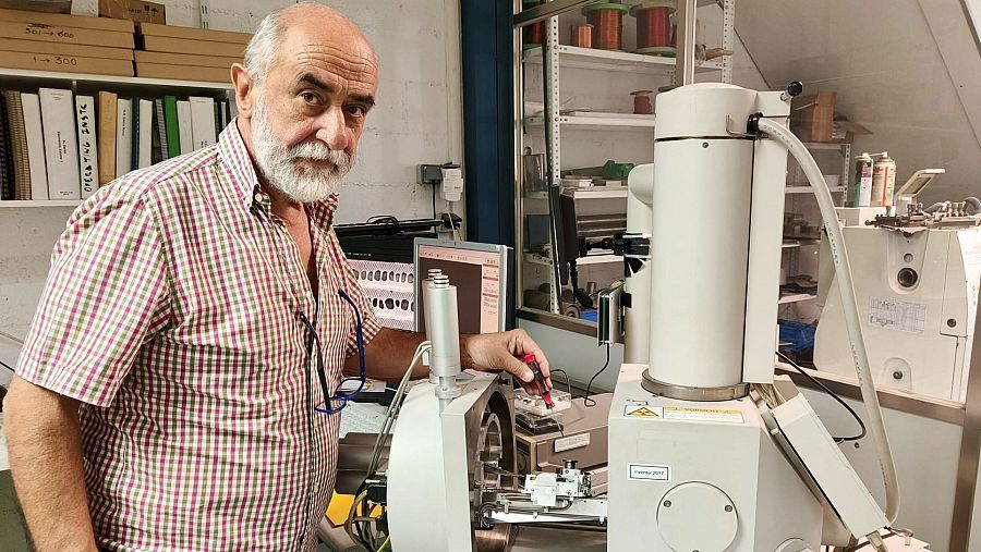 El laboratorio privado de Gerardo Meiro.