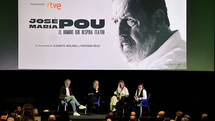 Col·loqui sobre el documental d''Imprescindibles 'José María Pou, el hombre que respira teatro', als cinemes Girona de Barcelona