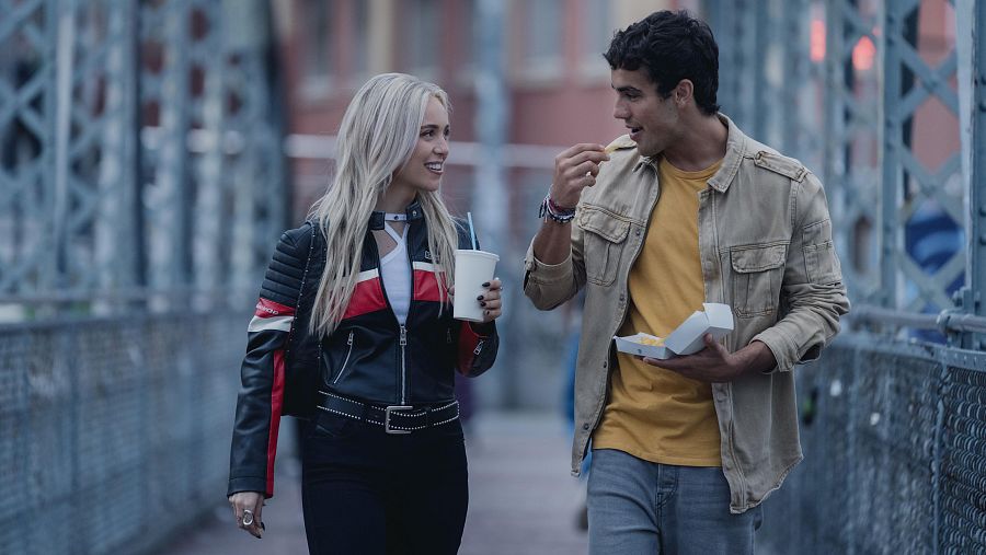 Óscar Casas y Ana Mena, en 'Ídolos'.