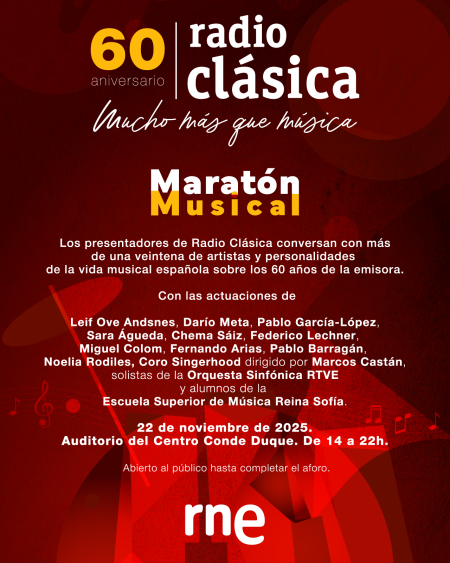Maratón musical para celebrar el 60º aniversario de Radio Clásica
