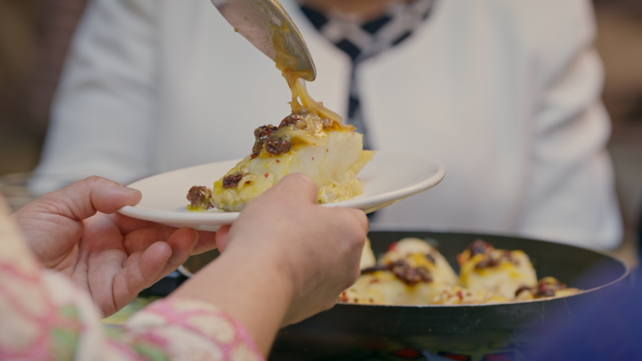 Plat de bacallà amb mel al programa 'La recepta perduda' de RTVE Catalunya