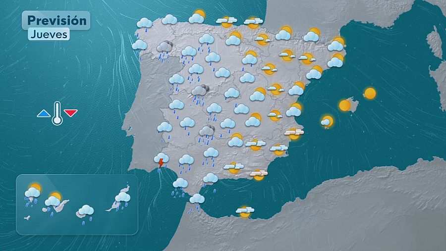 Abundantes nevadas en sistemas Central e Ibérico y zonas aledañas de la meseta norte.