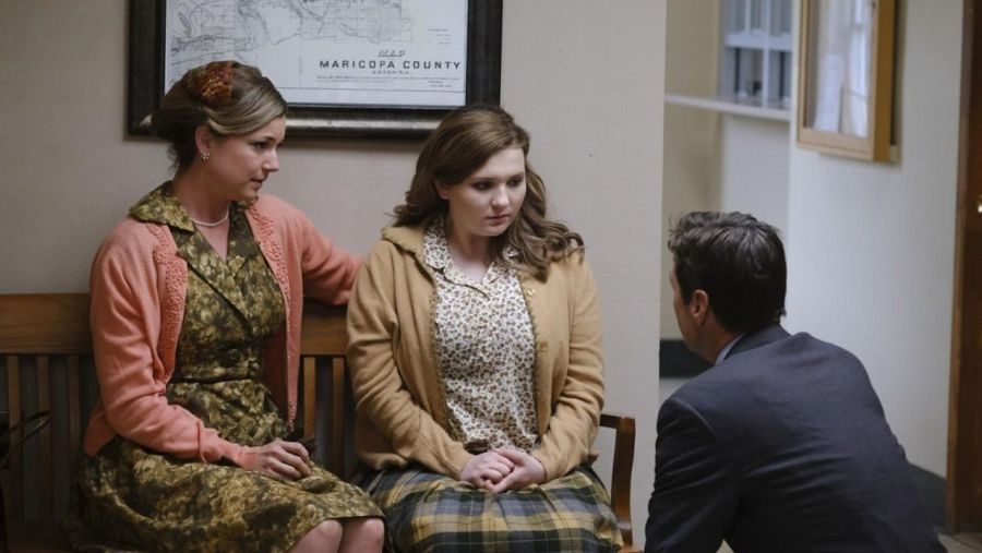 La víctima, Patricia Weir, espera a que comience el juicio