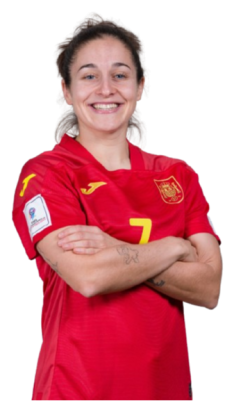 Ale de Paz, jugadora de la selección española de fútbol sala