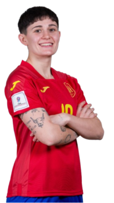 Antía Pérez, jugadora de la selección española de fútbol sala