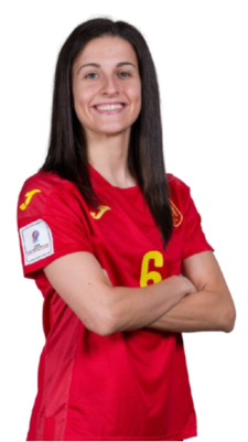 María Sanz, jugadora de la selección española de fútbol sala