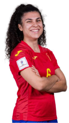 Laura Sánchez, jugadora de la selección española de fútbol sala