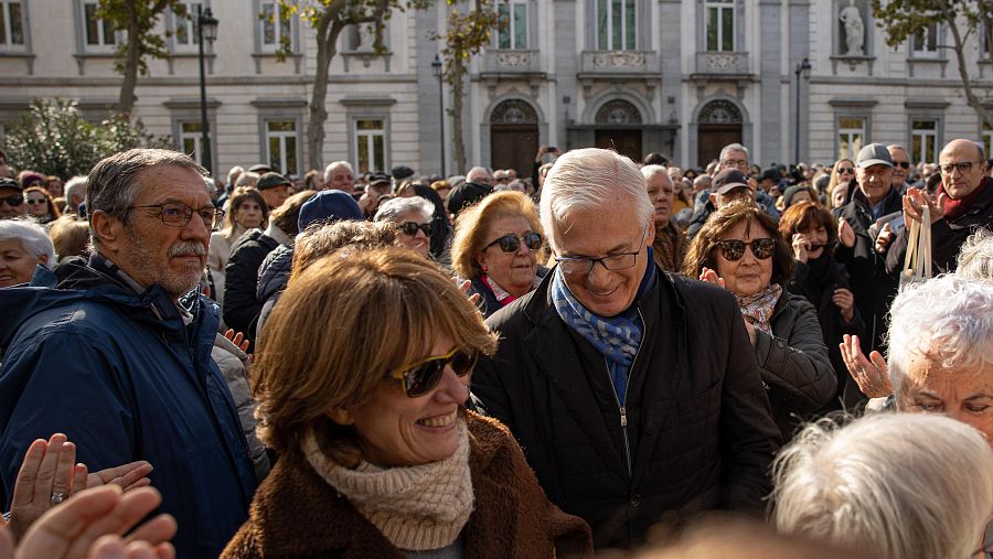 El exmagistrado de la Audiencia Nacional Baltasar Garzón y su pareja, la exministra de Justicia Dolores Delgado