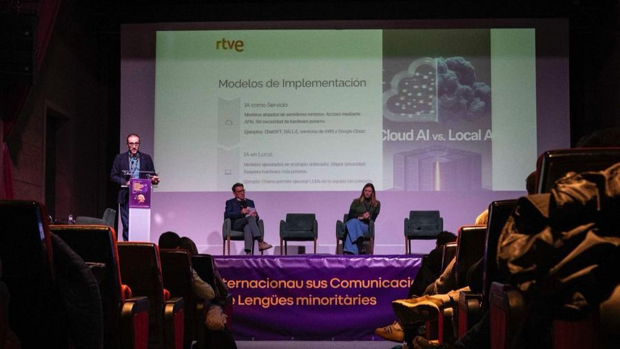 Intervención de Manuel Gómez Zotano en el primer Congreso Internacional de Lenguas Minoritarias