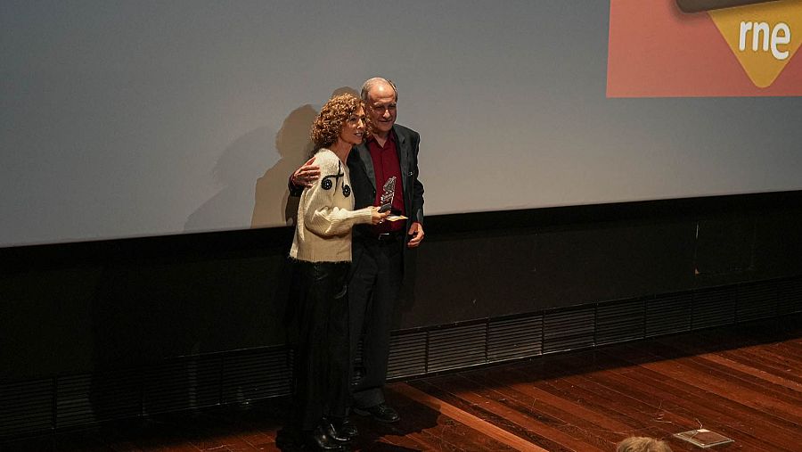 Yolanda Flores, con su premio a 'De Película'