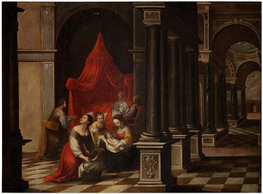 'La Natividad de la Virgen' de Juan García de Miranda