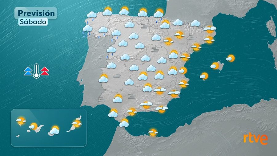 Previsión del tiempo para el sábado, 6 de diciembre