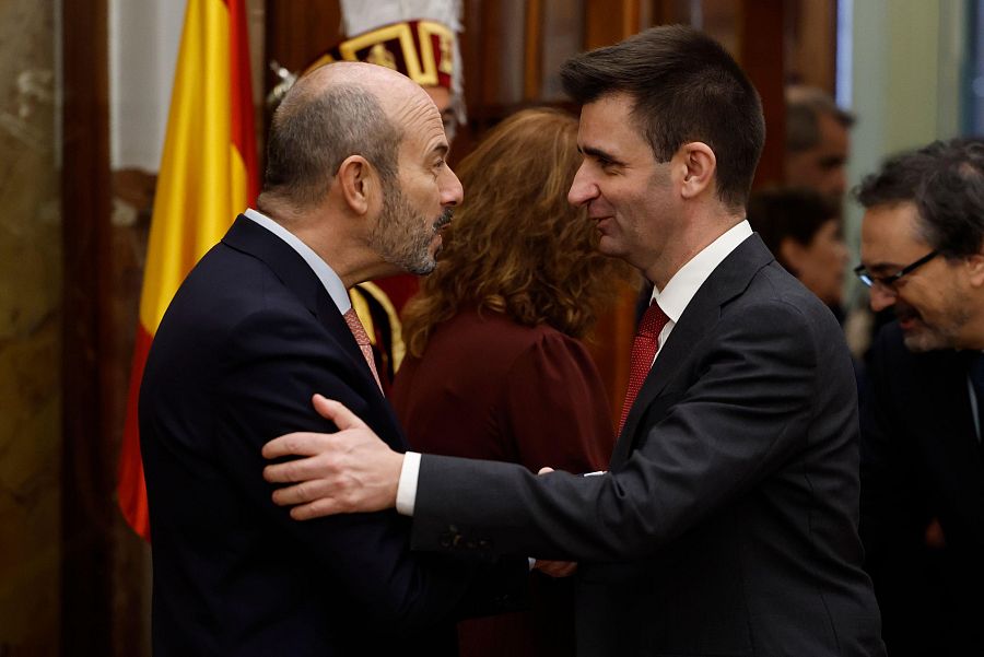 El presidente de RTVE asiste al acto de conmemoración de la Constitución Española