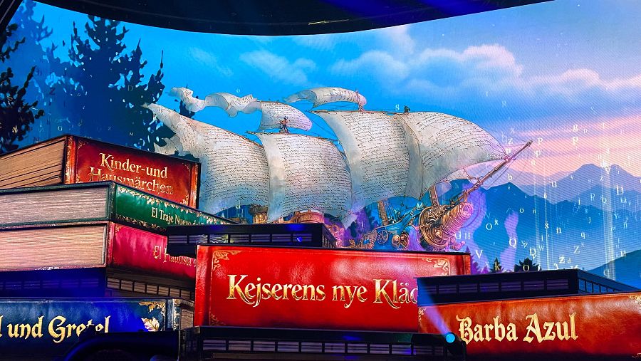 Los visuales de la actuación de España en Eurovisión Junior 2025