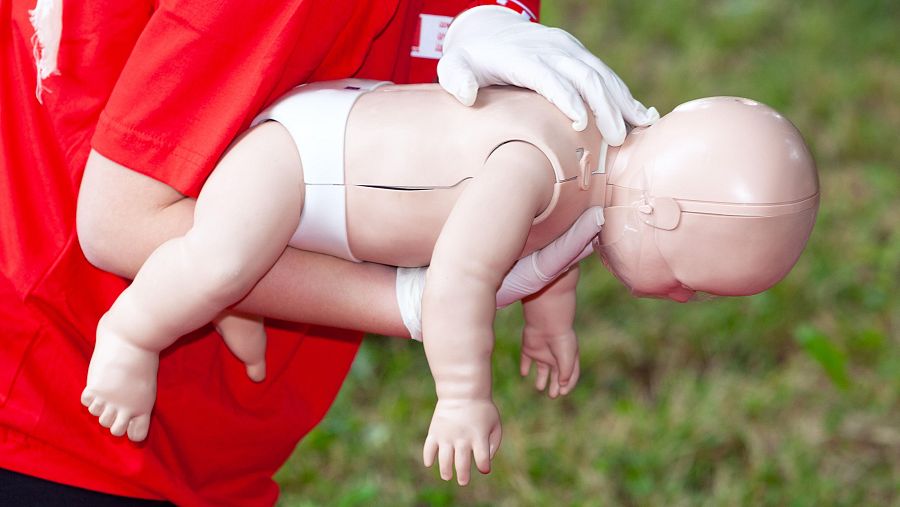 Atragantamientos de bebé.