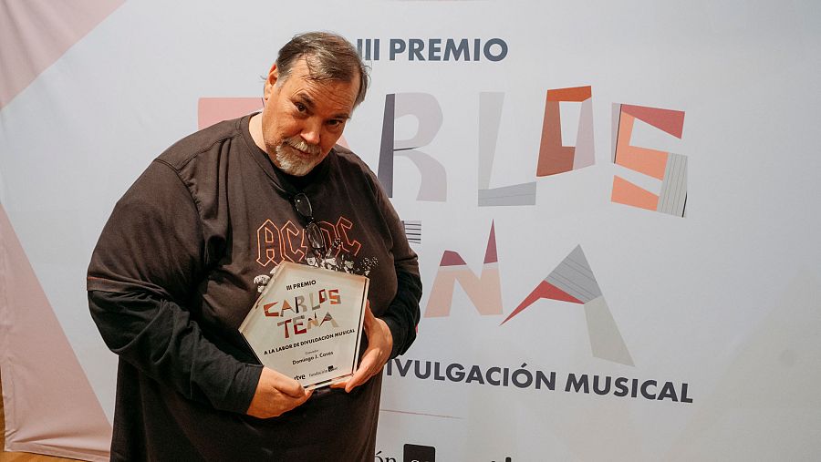 Domingo J. Casas recoge el Premio Carlos Tena a la divulgación musical