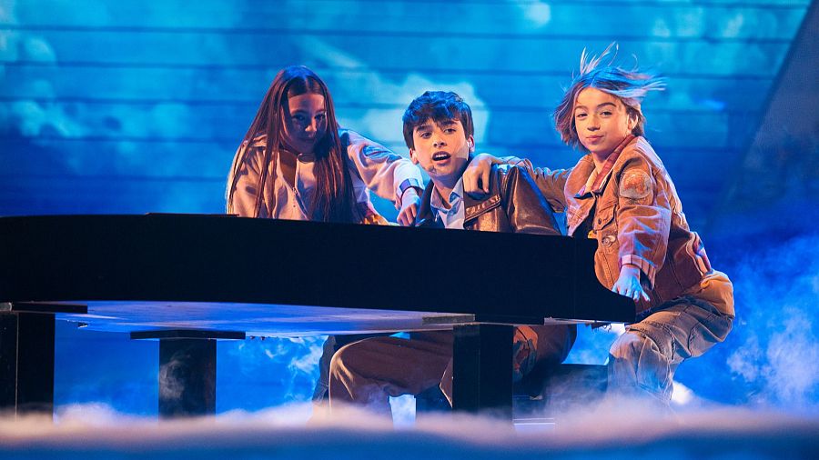 Actuación de Gonzalo Pinillos en la final de Eurovisión Junior 2025