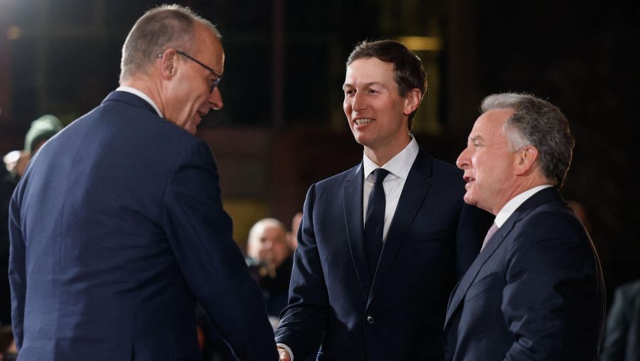 Guerra en Ucrania: Merz da la bienvenida a Witkoff y Kushner