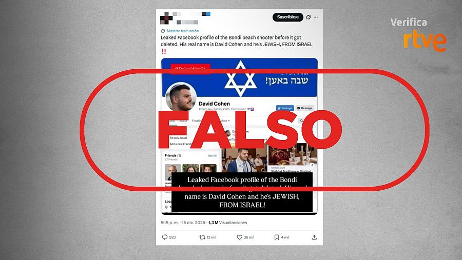 Mensaje que difunde un perfil falso de X y se lo atribuye al autor de la masacre