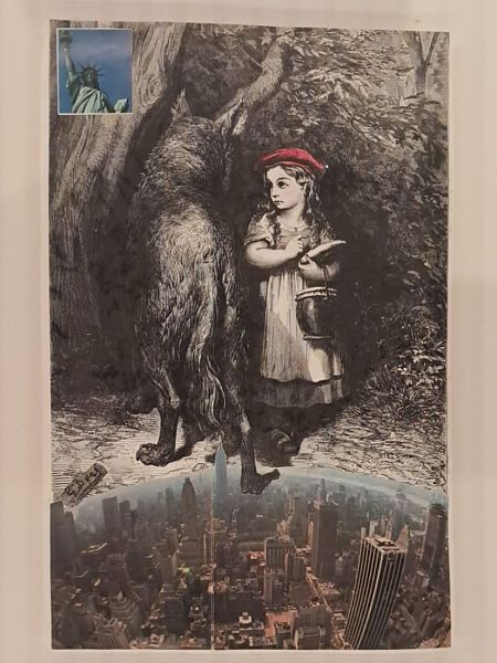 'Collage' para 'Caperucita en Manhattan'