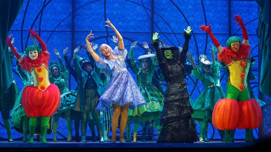 Un momento del pase gráfico de 'Wicked, el Musical'.