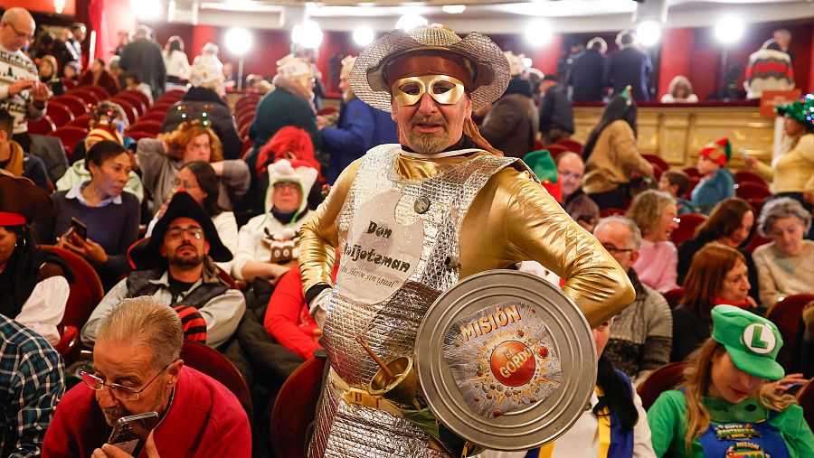 Las mejores imágenes del sorteo de la Lotería de Navidad 2025