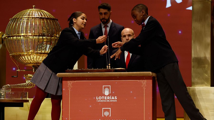 Las mejores imágenes del sorteo de la Lotería de Navidad 2025