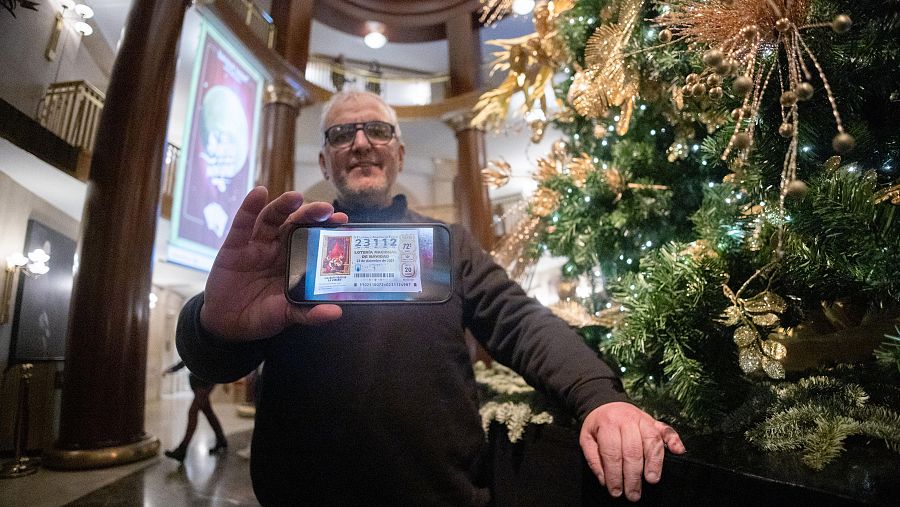 Agraciado con un quinto premio en el Teatro Real